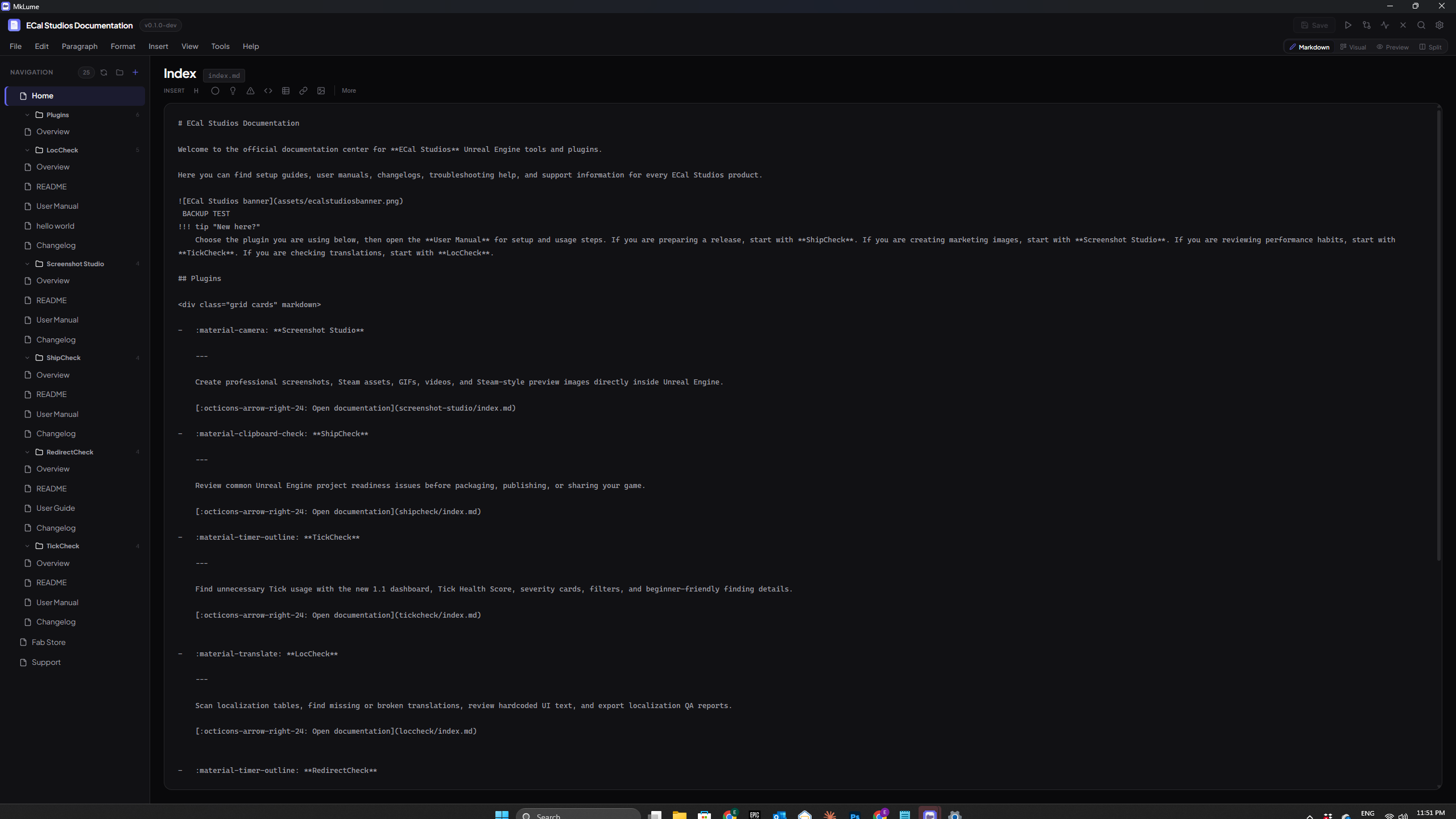 MkLume visual editor